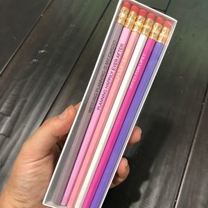 Wedding planning pencils